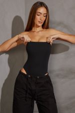 allegra bandeau body Oh Polly kadınlar 8046V706 Toplamak siyah - Görsel 7