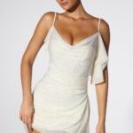 perla işlemeli korse kaftan mini elbise Oh Polly kadınlar 8046V29 elbiseler fildişi